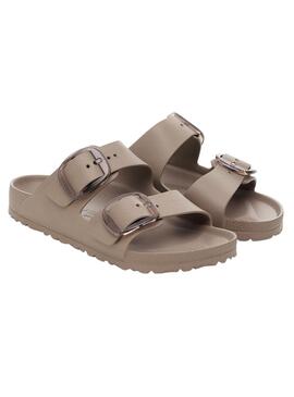 Sandalias Birkenstock Arizona Big Buckle Eva beige para mujer