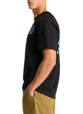 Camiseta The North Face Drip Logo negro para hombre
