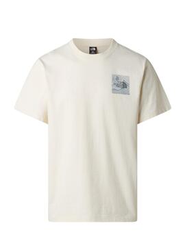 Camiseta The North Face Mountain beige para hombre