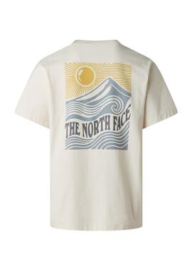 Camiseta The North Face Mountain beige para hombre