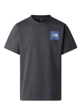 Camiseta The North Face Mountain antracita para hombre