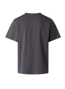 Camiseta The North Face minimalista antracita para hombre
