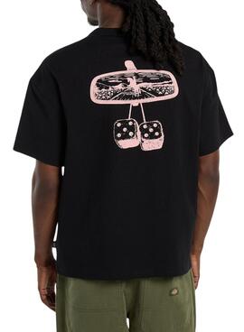Camiseta Dickies Polk negro para hombre