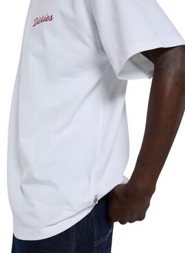Camiseta Dickies Wellsville blanco para hombre