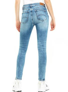 Pantalon Vaquero Tommy Jeans Nora 7/8 Mujer