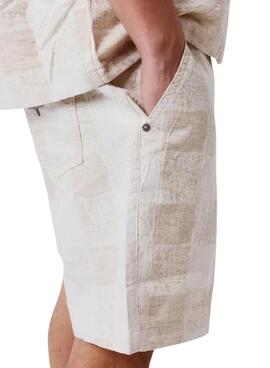 Bermudas Project x Paris Jacquard beige para hombre
