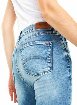 Pantalon Vaquero Tommy Jeans Nora 7/8 Mujer