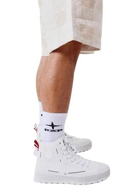 Bermudas Project x Paris Jacquard beige para hombre