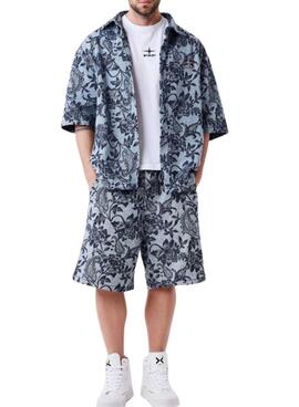 Bermudas Project x Paris Jacquard azul para hombre