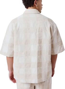 Camisa Project x Paris Jacquard beige para hombre