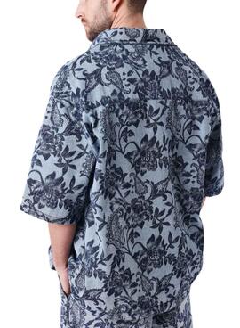 Camisa Project x Paris Jacquard azul para hombre