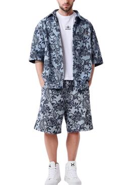 Camisa Project x Paris Jacquard azul para hombre