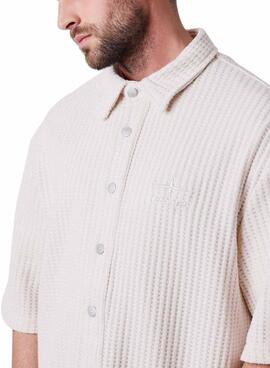 Camisa Project x Paris Gofre beige para hombre