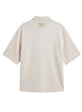 Camisa Project x Paris Gofre beige para hombre