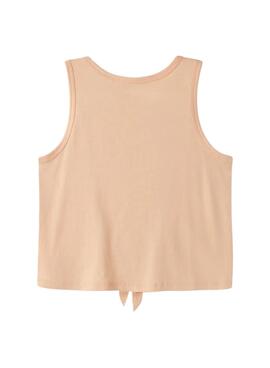 Top Name It Fadeaz naranja para niña