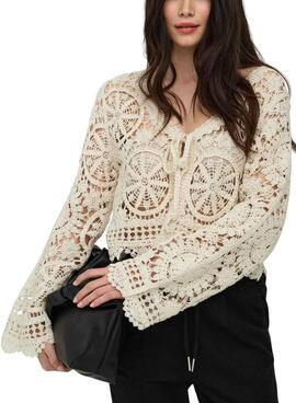 Chaqueta Only Waterly beige para mujer