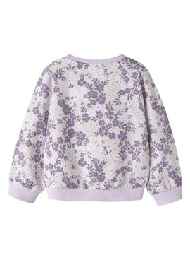Sudadera Name It Dartia violeta para niña