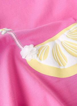 Camiseta Name It Fentaz rosa para niña