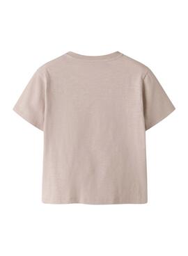 Camiseta Name It Feath tostado para niño