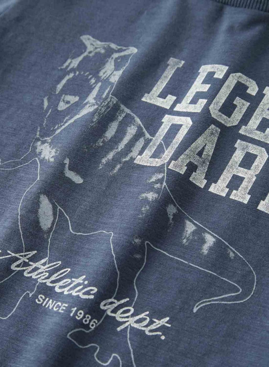 Camiseta Name It Feath azul para niño