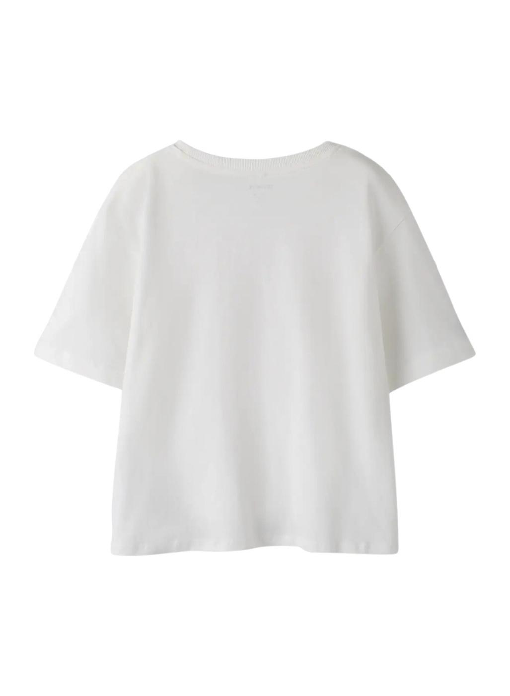 Camiseta Name It Freya blanco para niña