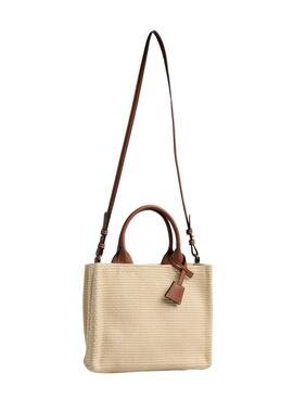 Bolso Pieces Kathrine beige para mujer