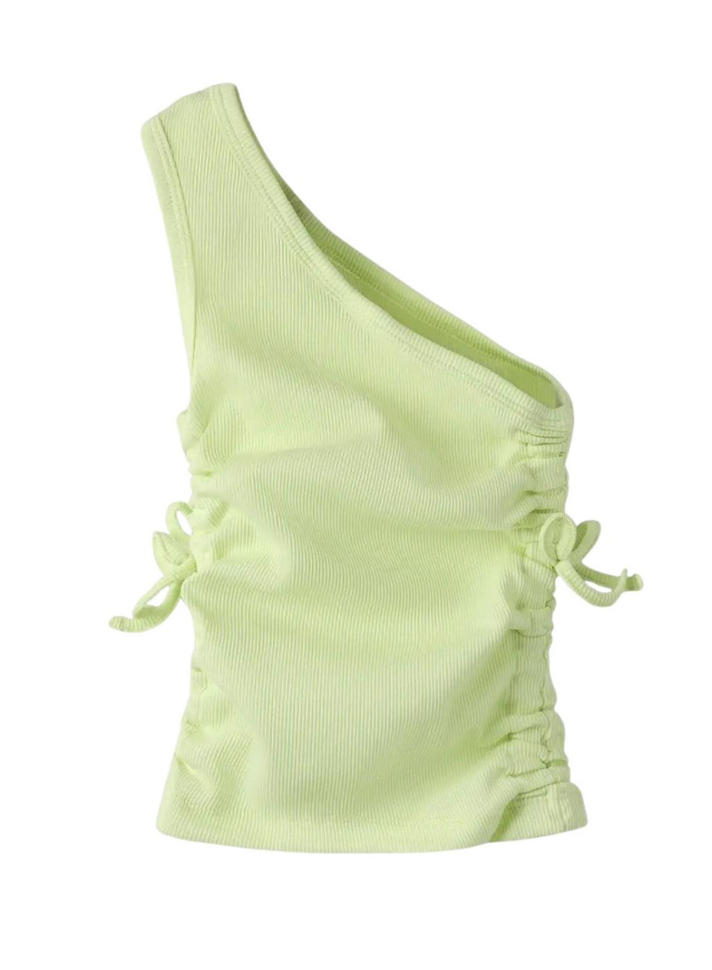 Top Name It Flommiz verde para niña