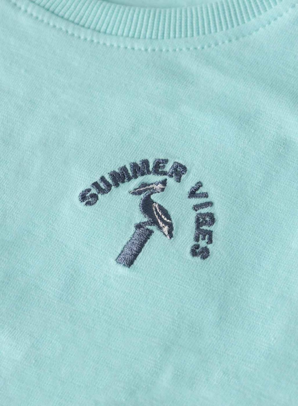 Camiseta Name It Flapz turquesa para niño