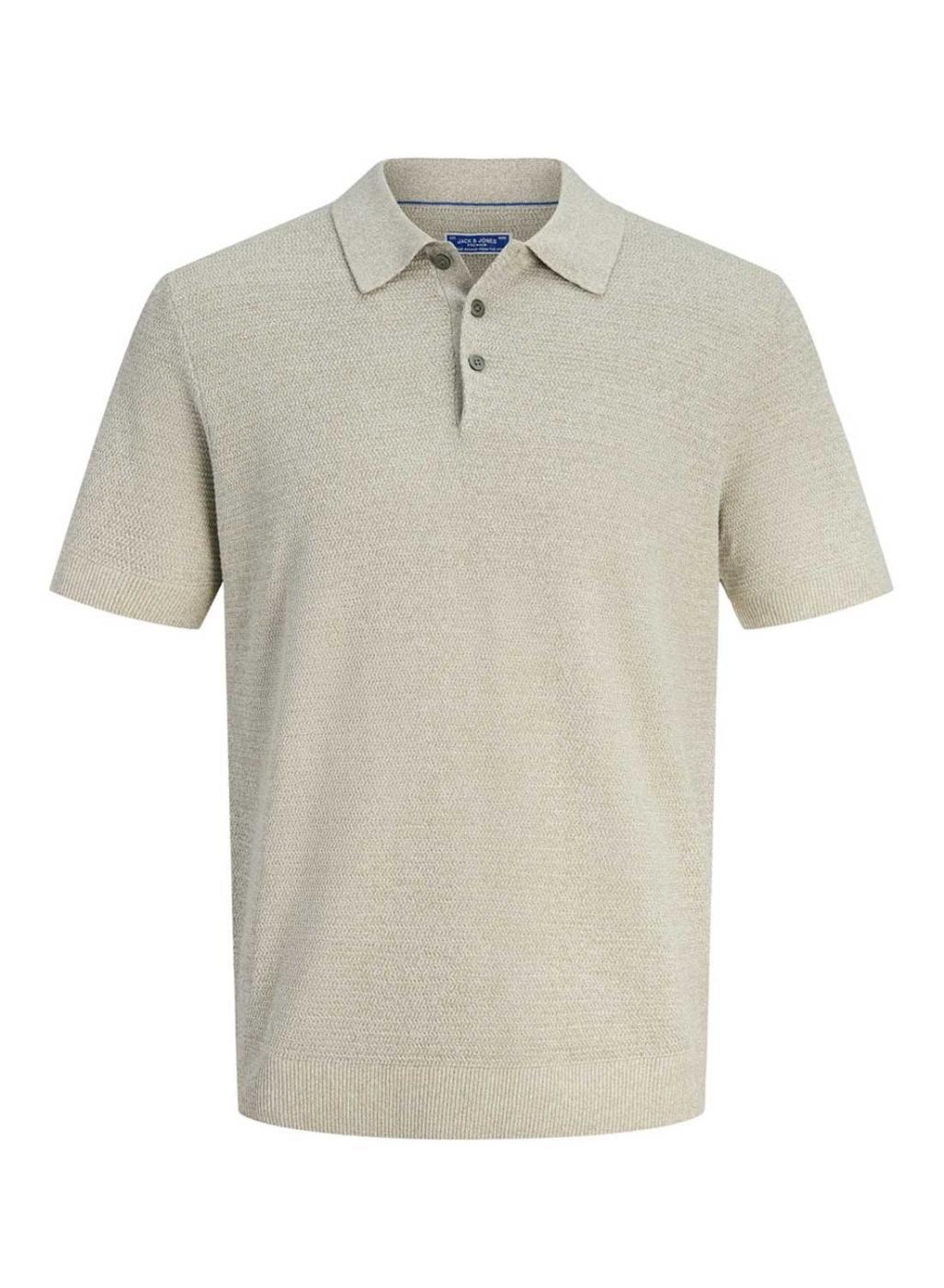 Polo de punto Jack and Jones Bluriley verde para hombre