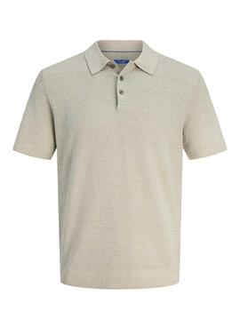 Polo de punto Jack and Jones Bluriley verde para hombre