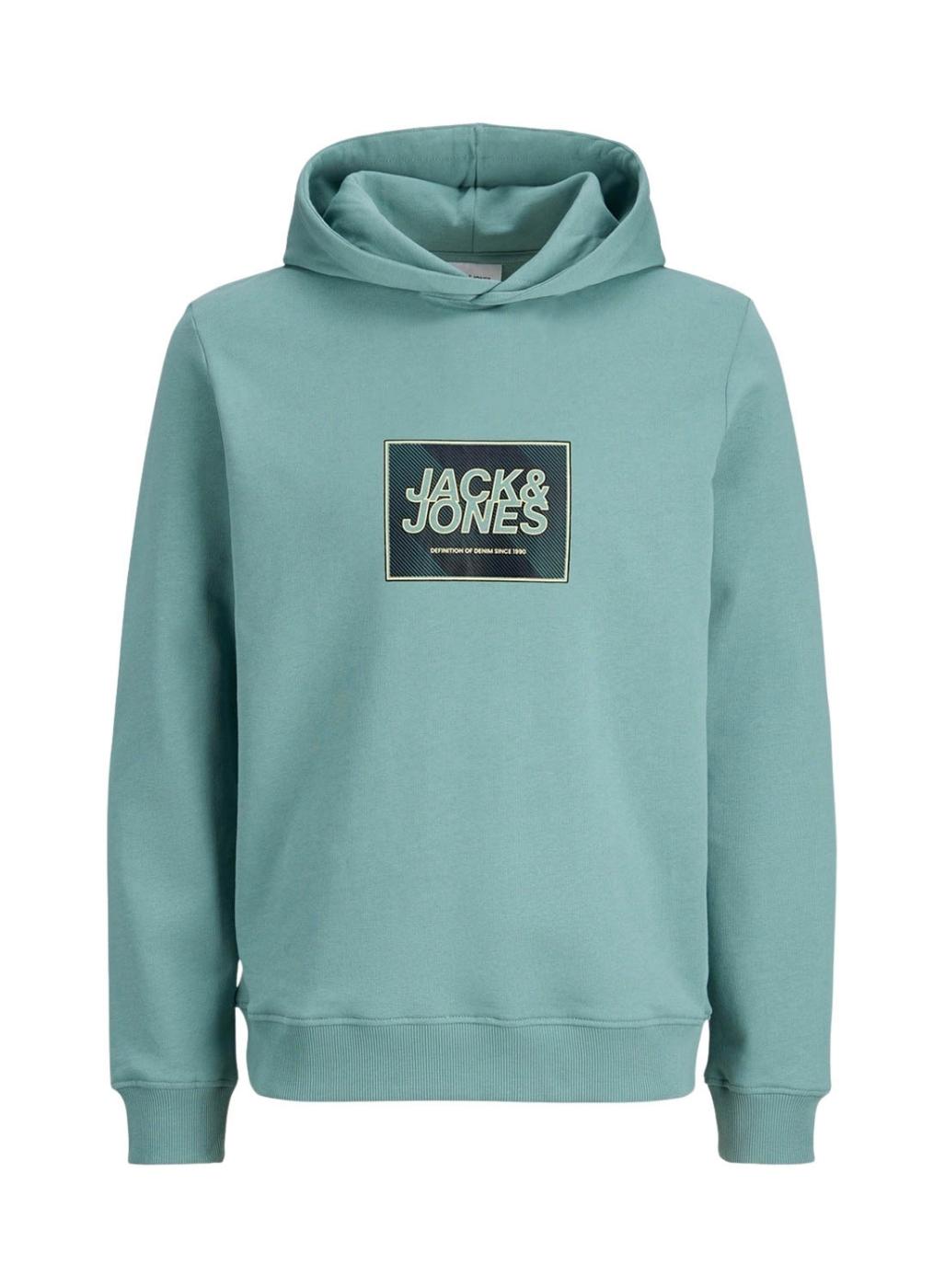 Sudadera Jack and Jones Rain verde para niño