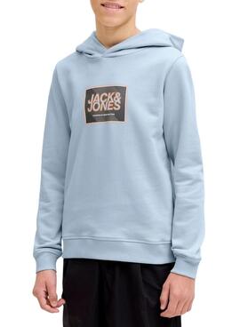 Sudadera Jack and Jones Rain azul para niño