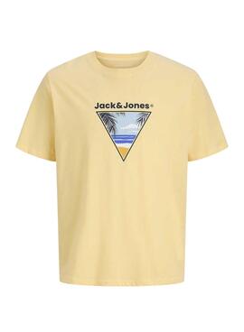 Camiseta Jack and Jones Perry amarillo para niño