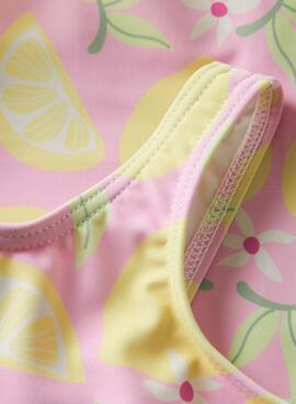 Bañador Name It Zilua limones para niña