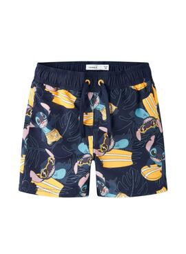 Bañador Name It Mouritz Stitch marino para niño