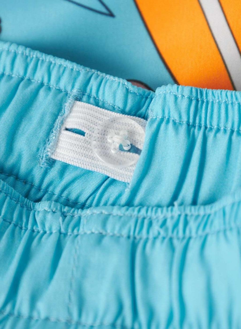 Bañador Name It Mouritz Stitch turquesa para niño