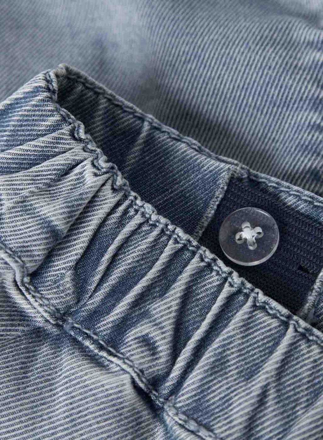 Short vaquero Name It Bella Baggy lavado claro para niña