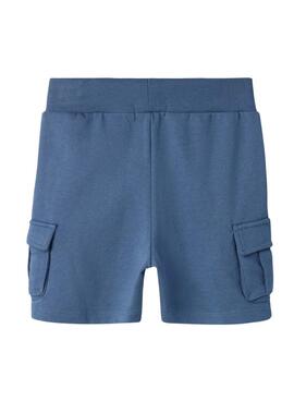 Bermudas Name It Oli azul para niño