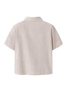 Camisa Name It Father tostado para niño