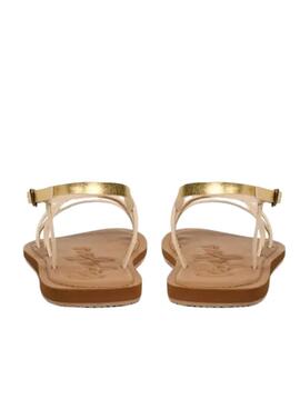 Sandalia Pepe Jeans Rio Sand dorado para mujer