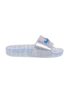 Chanclas Pepe Jeans Wave Pop con glitter para niña
