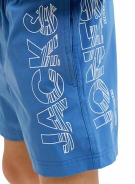 Bañador Jack and Jones Maui azul para niño