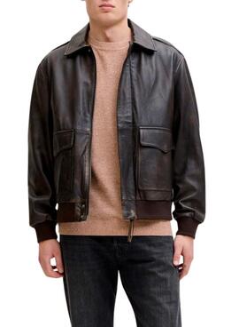 Camiseta Jack and Jones Bluriley coral para hombre