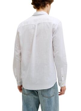 Camisa Jack and Jones Summer blanco para hombre