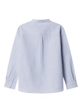 Camisa Pepe Jeans James rayas azul para niño