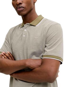 Polo Jack and Jones Bluealves beige para hombre
