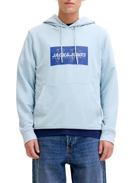 Sudadera Jack and Jones Cole azul para hombre