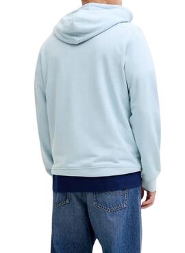 Sudadera Jack and Jones Cole azul para hombre