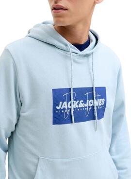 Sudadera Jack and Jones Cole azul para hombre