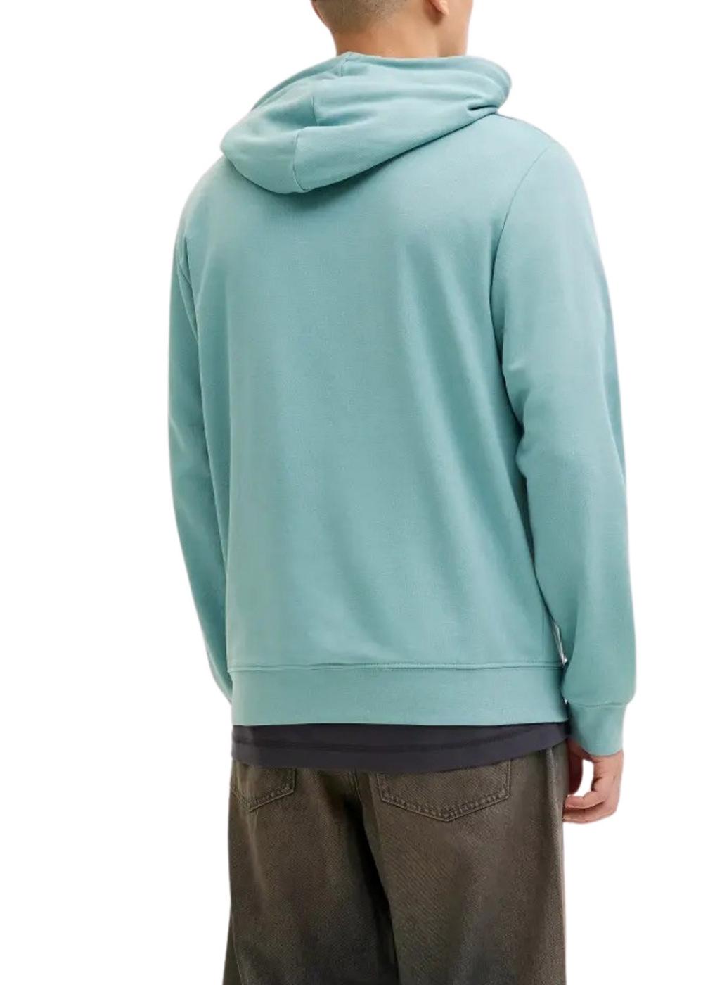 Sudadera Jack and Jones Cole turquesa para hombre